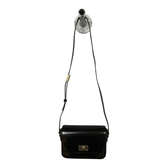 J. Crew Edie Crossbody Bag in Italian Leather Black OS NWT - Picture 3 of 16